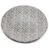 Thyme & Table Dinnerware Black & White Dot Stoneware Round Salad Plate