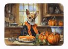 Chihuahua Fall Kitchen Pumpkins Memory Foam Kitchen Mat Machine Washable Anti-Fatigue Mat Cushion Comfort Bath Mat or Kitchen Rug