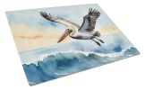 Pelican Soaring Glass Cutting Board Decorative Tempered Glass Kitchen Cutting and Serving Board Large Size Chopping Board