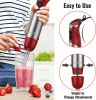 KOIOS 5-in-1 Hand Immersion Blender, 1000W 12 Speed with Turbo Mode Handheld Blender, Copper Motor Stainless Steel Blade Stick Blender