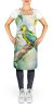 Yellownaped Amazon Parrot Apron Cooking Kitchen Server Baking Crafts Gardening for Adult Women Men, Unisex, Large, Multicolor