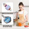 KOIOS Immersion Blender Handheld, 1000W 12-Speed 5 in 1 Hand Mixer Stick Blender with 304 Stainless Steel Blade, Food Processor, Beaker