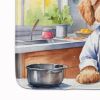 Goldendoodle The Chef Memory Foam Kitchen Mat Machine Washable Anti-Fatigue Mat Cushion Comfort Bath Mat or Kitchen Rug