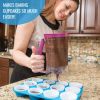 Pancake Batter Dispenser - Kitchen Must Have Tool for Perfect Pancakes, Cupcake, Waffle, Muffin Mix