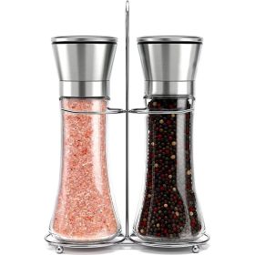 Large Capacity Manual Pepper Mill Pepper Grinder (style: Set2)