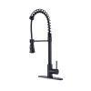 Single Handle Spring High Arc Kitchen Faucet