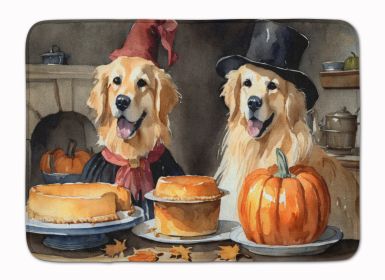 Golden Retriever Fall Kitchen Pumpkins Memory Foam Kitchen Mat Machine Washable Anti-Fatigue Mat Cushion Comfort Bath Mat or Kitchen Rug (default: default)