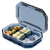 1pc Medicine Box; Portable Small Medicine Box For Seven Days A Week; Large-capacity Pill Organizer Storage Medicine Container