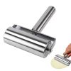 1pc, Baker Roller, 360 Degree Rolling Baker Roller, Stainless Steel Roller For Baking, Creative Stainless Steel Dough Roller, Non-stick Pastry Roller